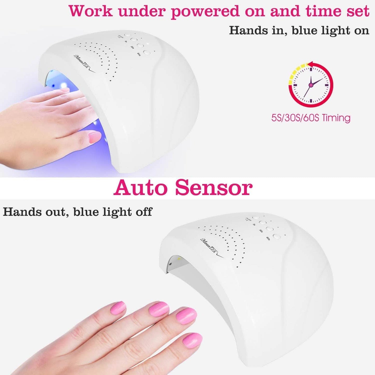 Nail Dryer 48W/24W UV LED Lamp DailySale