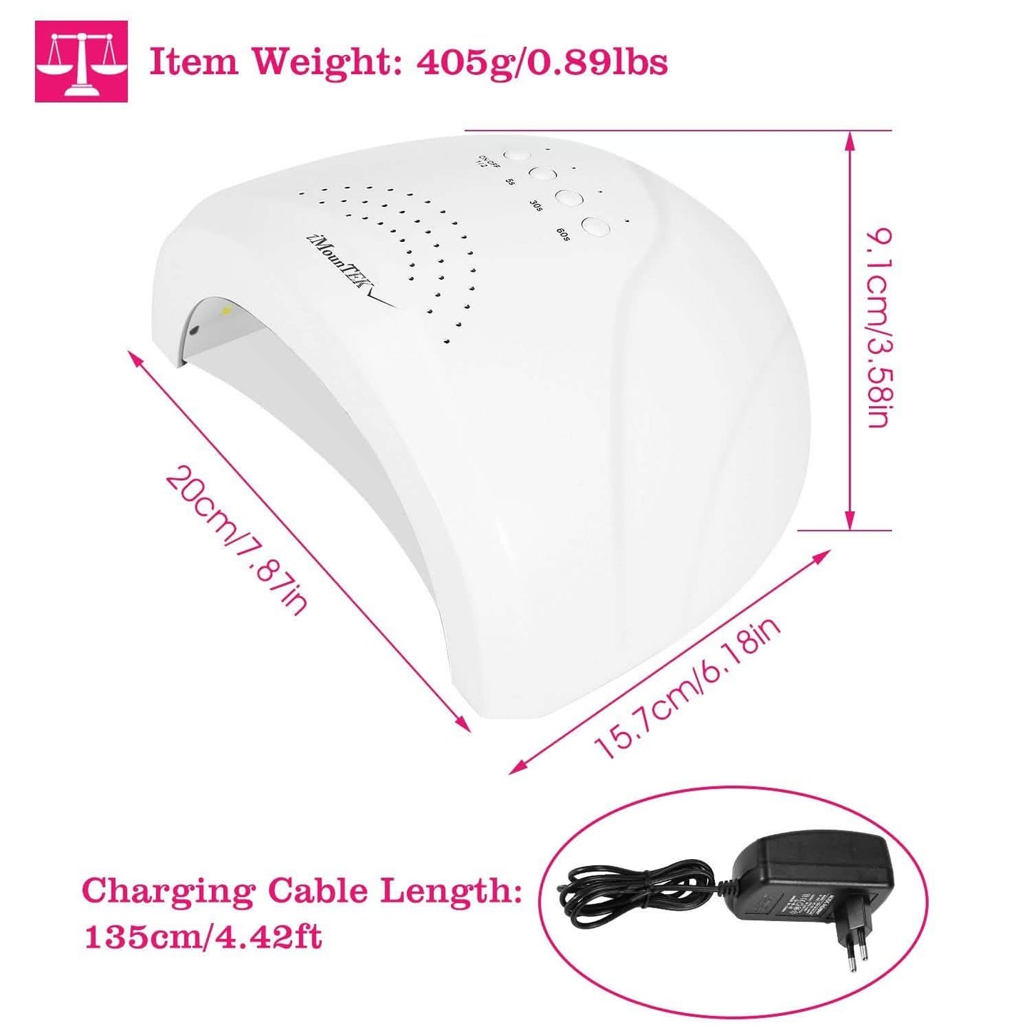 Nail Dryer 48W/24W UV LED Lamp DailySale