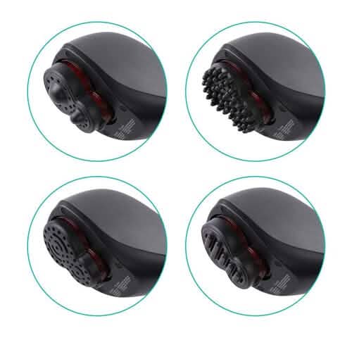 Naipo Handheld Massager with Heat & 4 Attachments DailySale