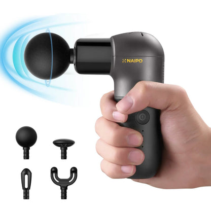 Naipo Mini Massage Gun Deep Tissue Muscle Massager with Ergonomic Handle DailySale