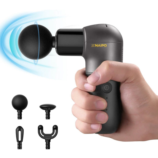 Naipo Mini Massage Gun Deep Tissue Muscle Massager with Ergonomic Handle DailySale
