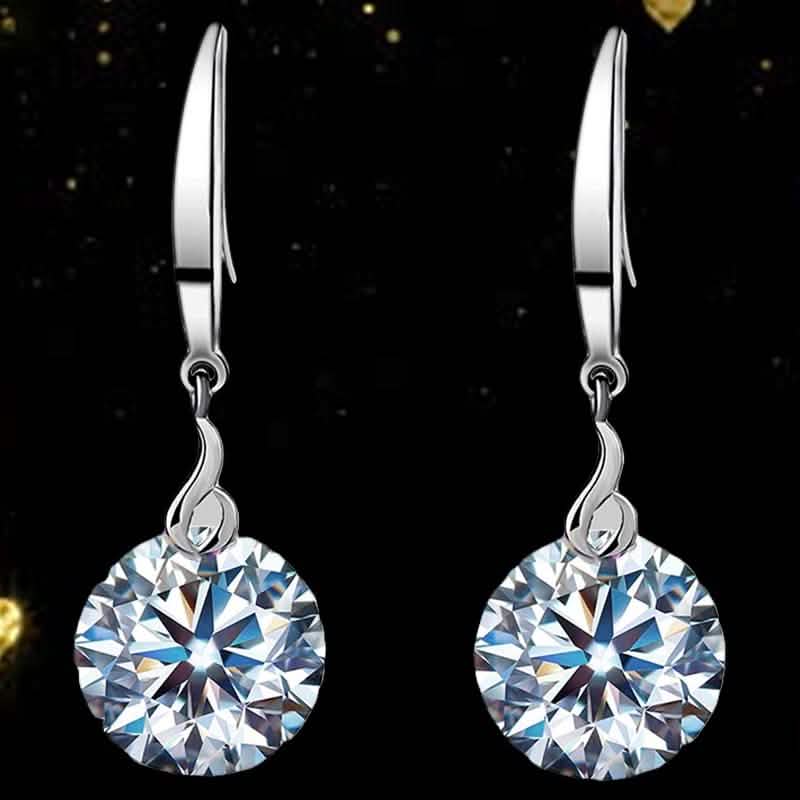 Naked Drill Swarovski Crystal Hook Earrings DailySale