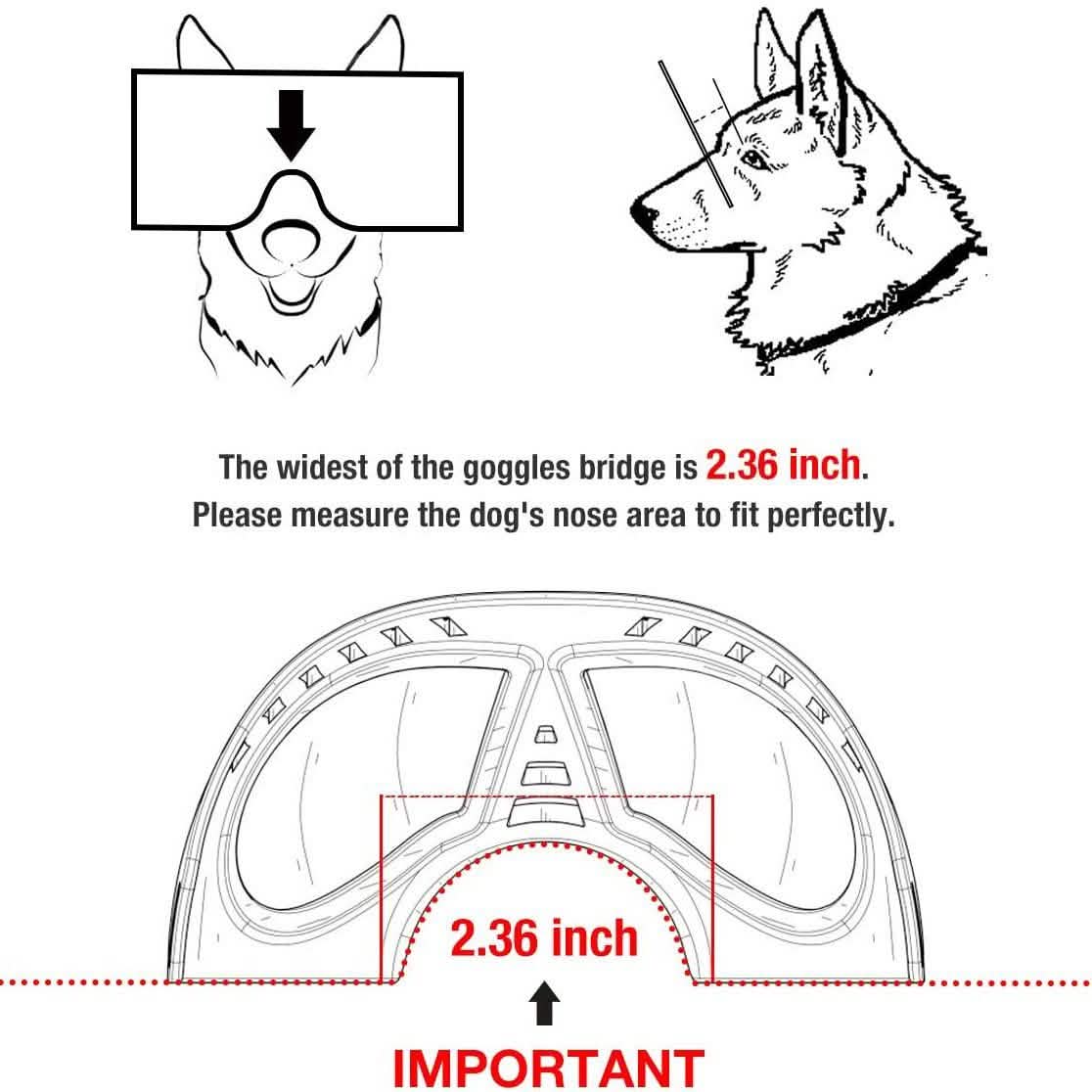 Namsan Dog Goggles-Sunglasses for Large Dogs DailySale