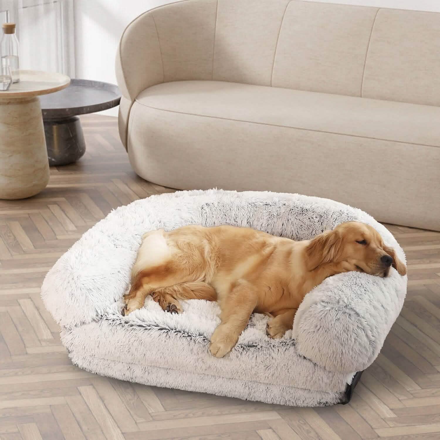 Napping Human-Sized Dog Bed Machine Washable Zipped Removable Cover DailySale