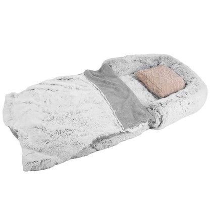 Napping Human-Sized Dog Bed Machine Washable Zipped Removable Cover DailySale