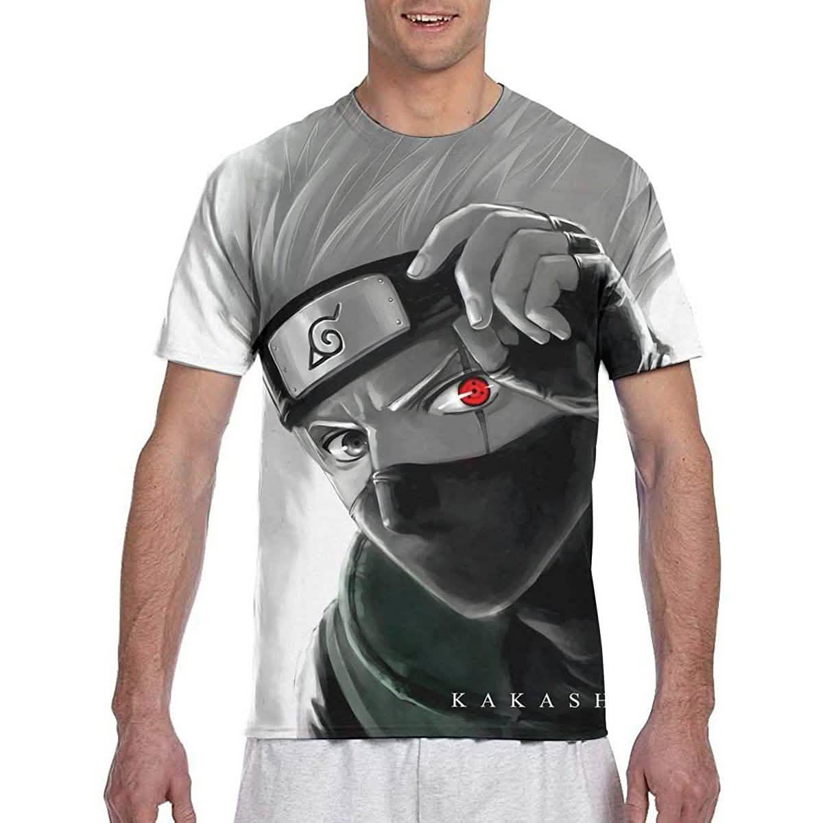 Naruto Shirt Mens Womens Boys Girls 3D Print Short Sleeve T-Shirt DailySale