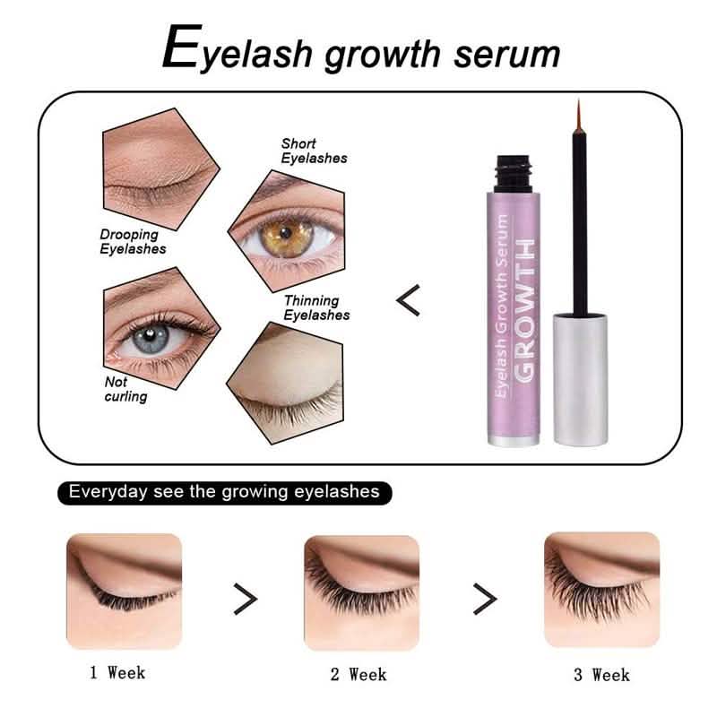 Natural Eyelash Growth and Enhancer Serum DailySale