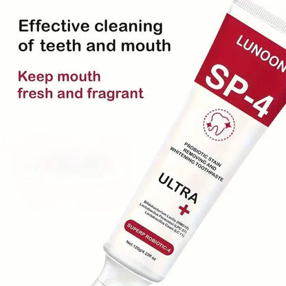 Natural Ingredients Ultra Probiotic Whitening Toothpaste for Fresh Breath Oral Care DailySale