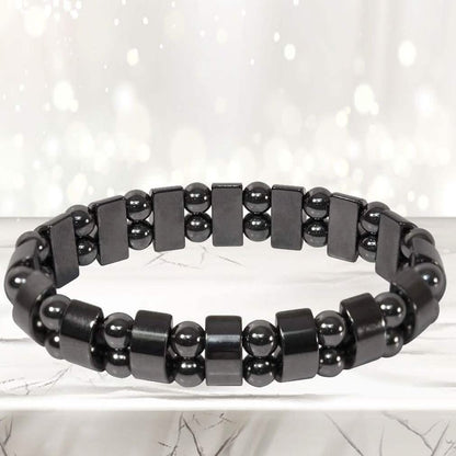 Natural Magnetic Hematite Stretch Bracelets For Men and Women DailySale