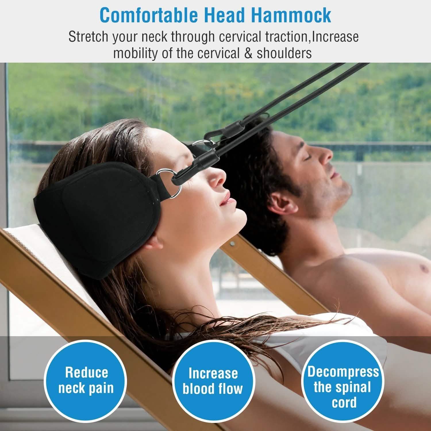 Neck Head Hammock Portable Cervical Traction Relief Hammock DailySale