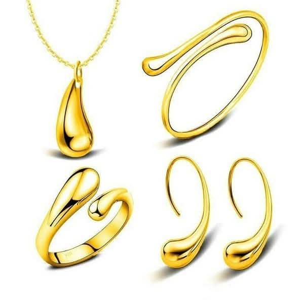 Necklace Ring Hook Oval Earings Set DailySale