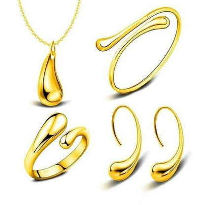 Necklace Ring Hook Oval Earings Set DailySale