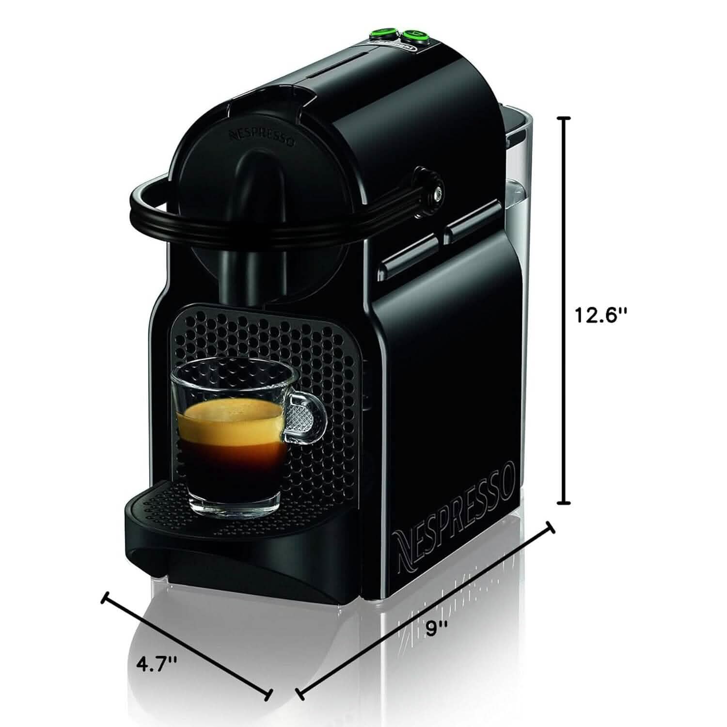 Nespresso Inissia Espresso Machine by De'Longhi 24 Oz. - Black (Refurbished) DailySale