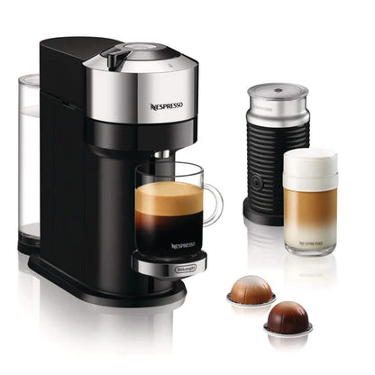 Nespresso Vertuo Next Coffee and Espresso Maker with Aeroccino Milk Frother (Refurbished) DailySale