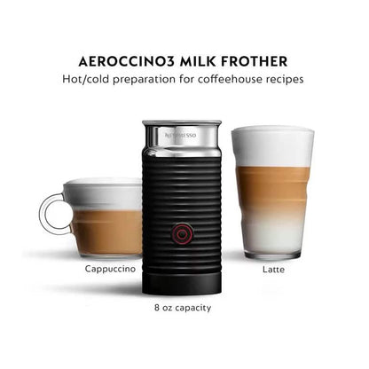 Nespresso Vertuo Next Coffee and Espresso Maker with Aeroccino Milk Frother (Refurbished) DailySale