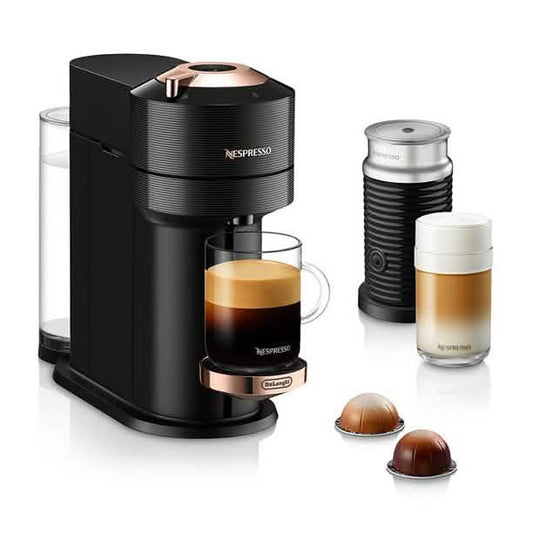 Nespresso Vertuo Next Coffee and Espresso Maker with Aeroccino Milk Frother (Refurbished) DailySale
