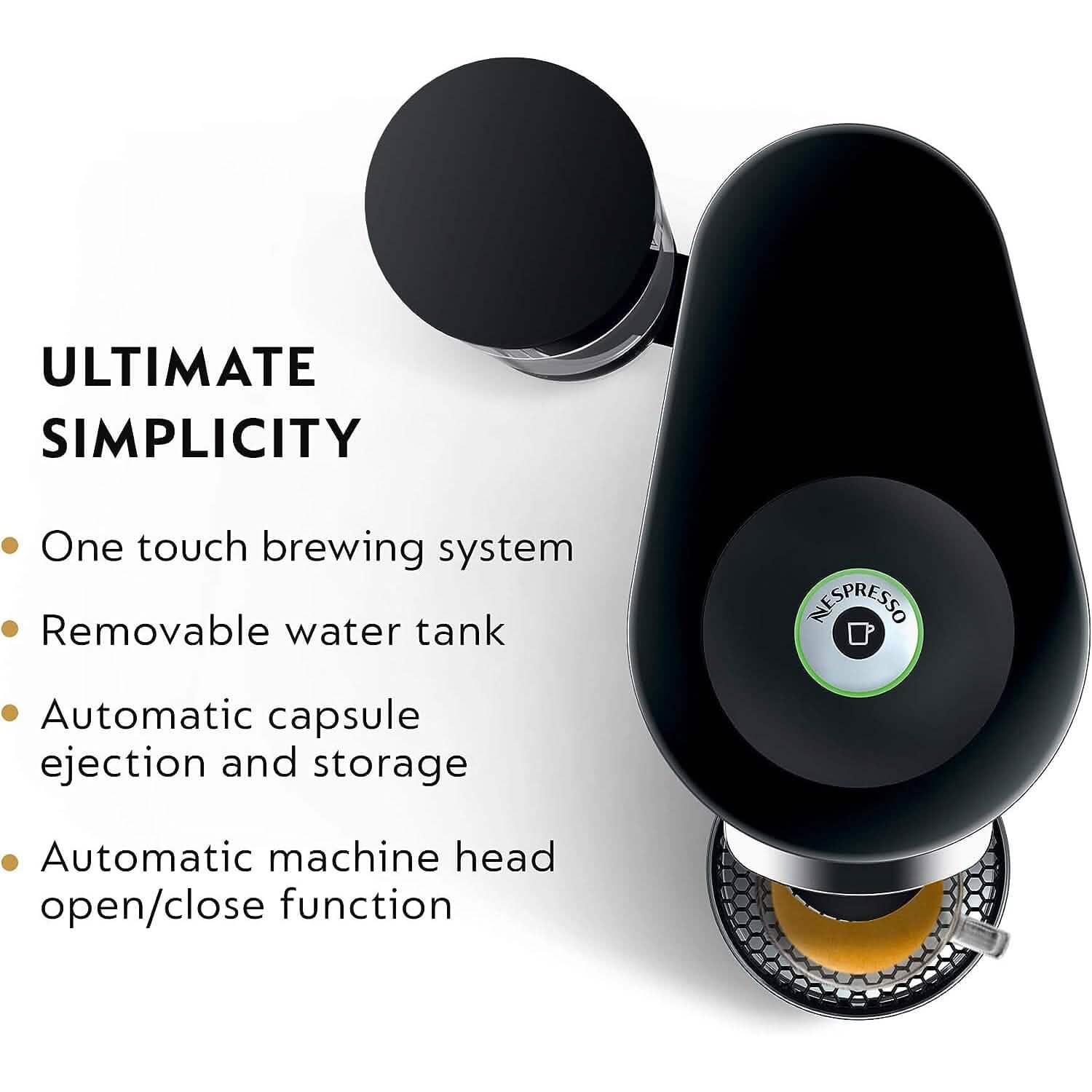 Nespresso VertuoPlus Deluxe Coffee and Espresso Machine (Refurbished) DailySale