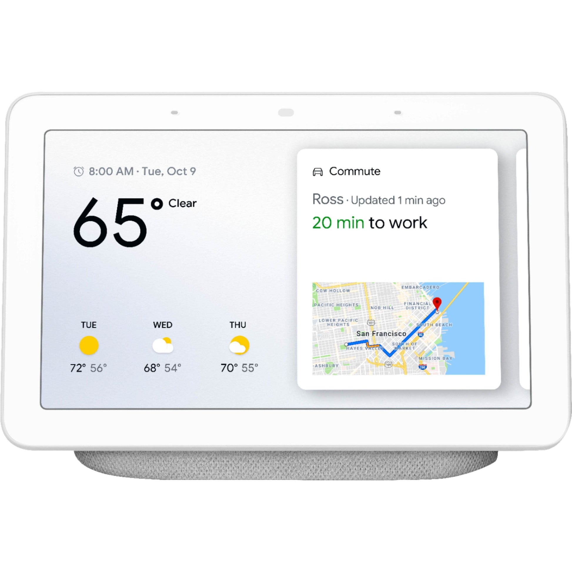 Google Nest Hub Smart Display with Google Assistant - Chalk DailySale