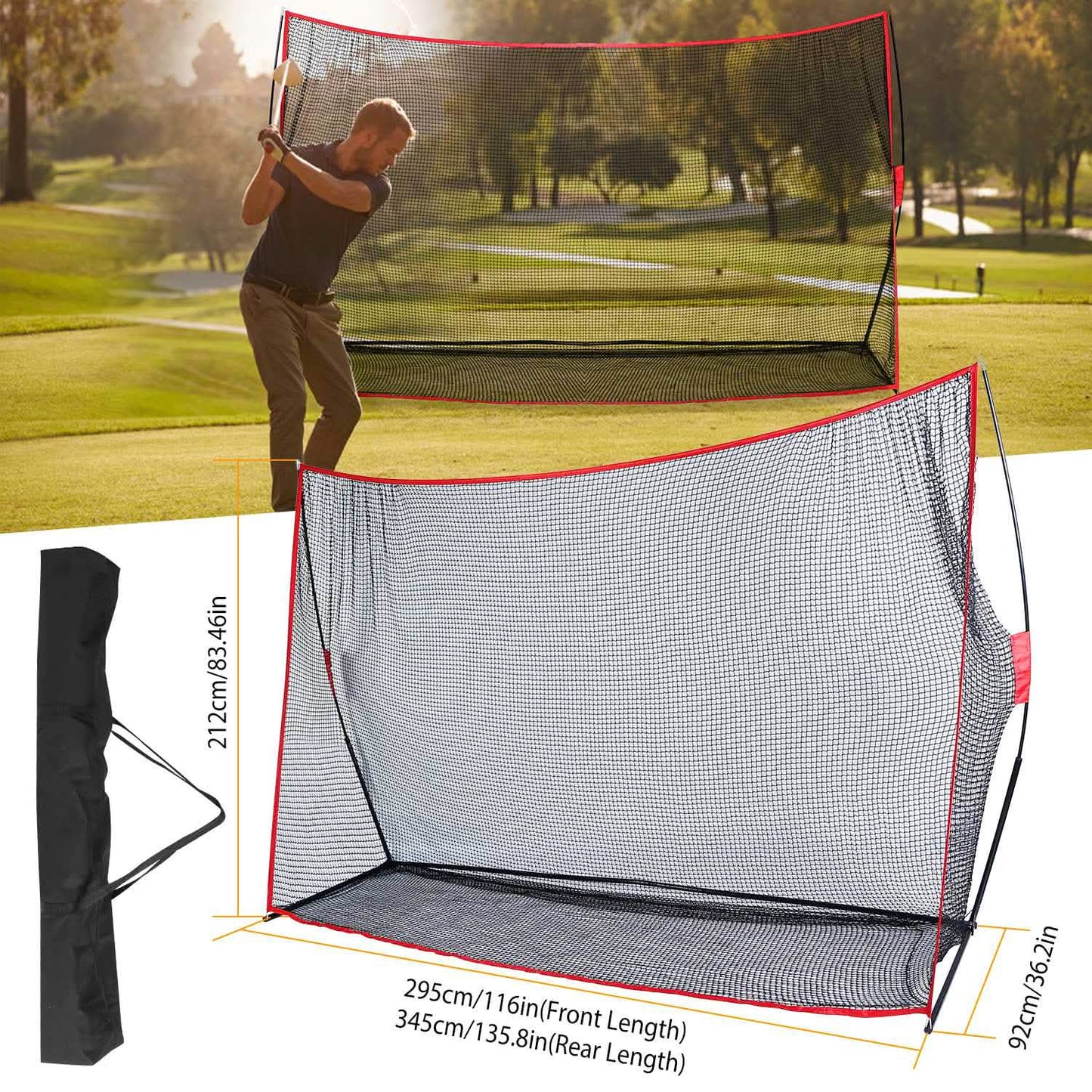Net Indoor Portable Gold Practice DailySale