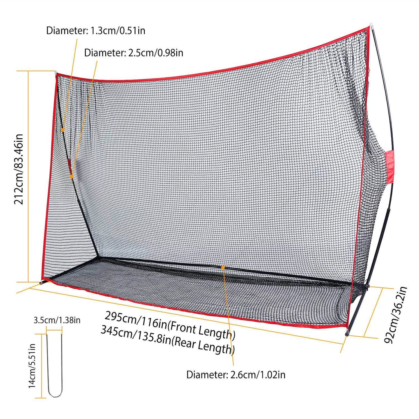 Net Indoor Portable Gold Practice DailySale