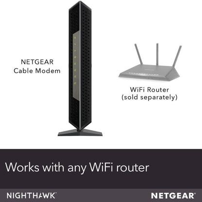 NETGEAR Nighthawk Cable Modem CM1200 - Compatible with all Cable Providers  (Refurbished) DailySale