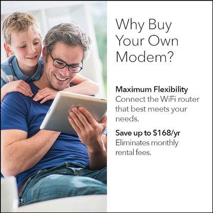 NETGEAR Nighthawk Cable Modem CM1200 - Compatible with all Cable Providers  (Refurbished) DailySale
