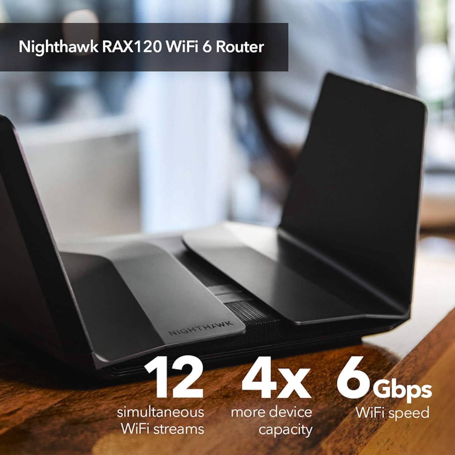 NETGEAR Nighthawk WiFi 6 Router RAX120  (Refurbished) DailySale