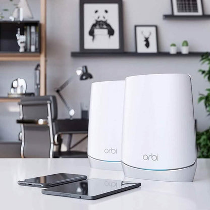 NETGEAR Orbi Whole Home Tri-band Mesh WiFi 6 System (RBK752) (Refurbished) DailySale