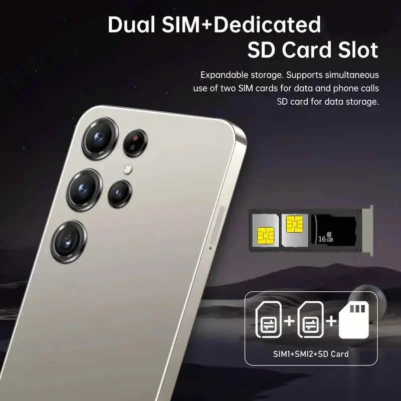 Android 13 5G Smartphone, 6.8-inch, Dual SIM, 4GB + 128GB, 48MP+108MP HD Camera DailySale