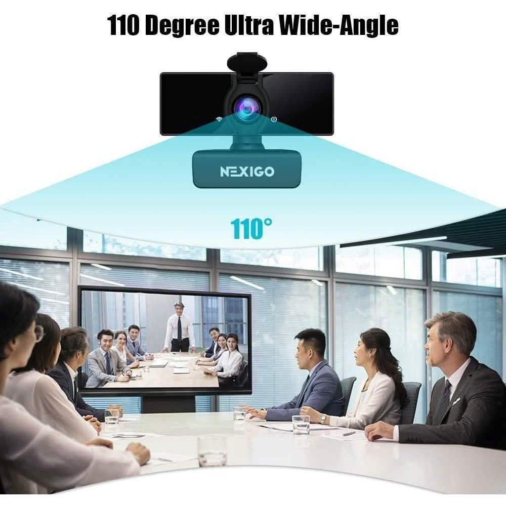 USB FHD Web Computer Camera with Dual Microphone & Privacy Cover DailySale