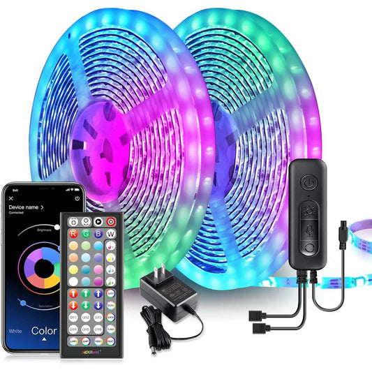 Nexillumi 132 Ft. Color Changing RGB LED Lights DailySale