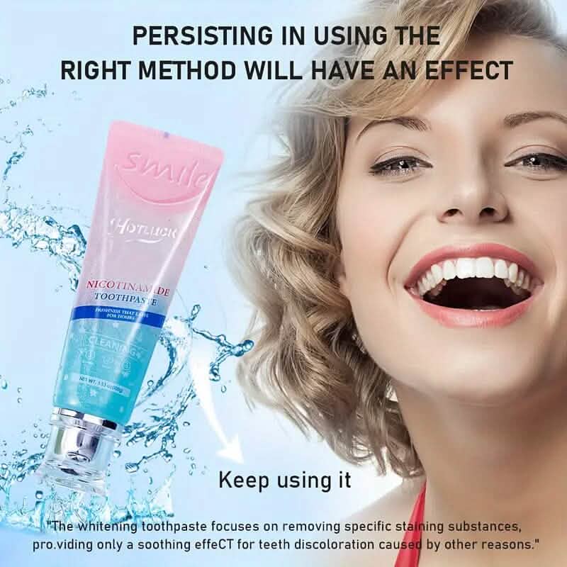 Niacinamide Intensive Whitening Toothpaste - Fresh Breath, Remove Tooth Stains DailySale