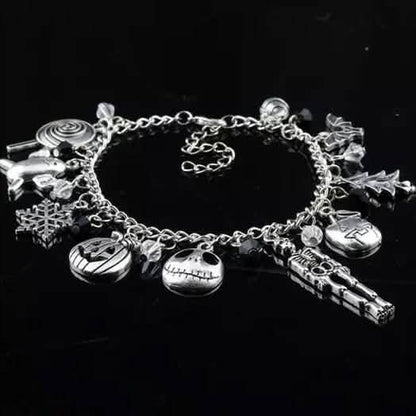 Nightmare Before Christmas Jack Skellington Sally Gothic Bracelet DailySale