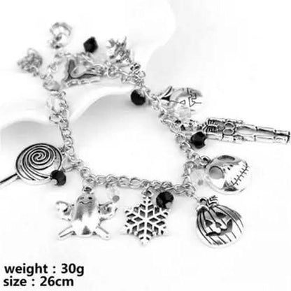 Nightmare Before Christmas Jack Skellington Sally Gothic Bracelet DailySale