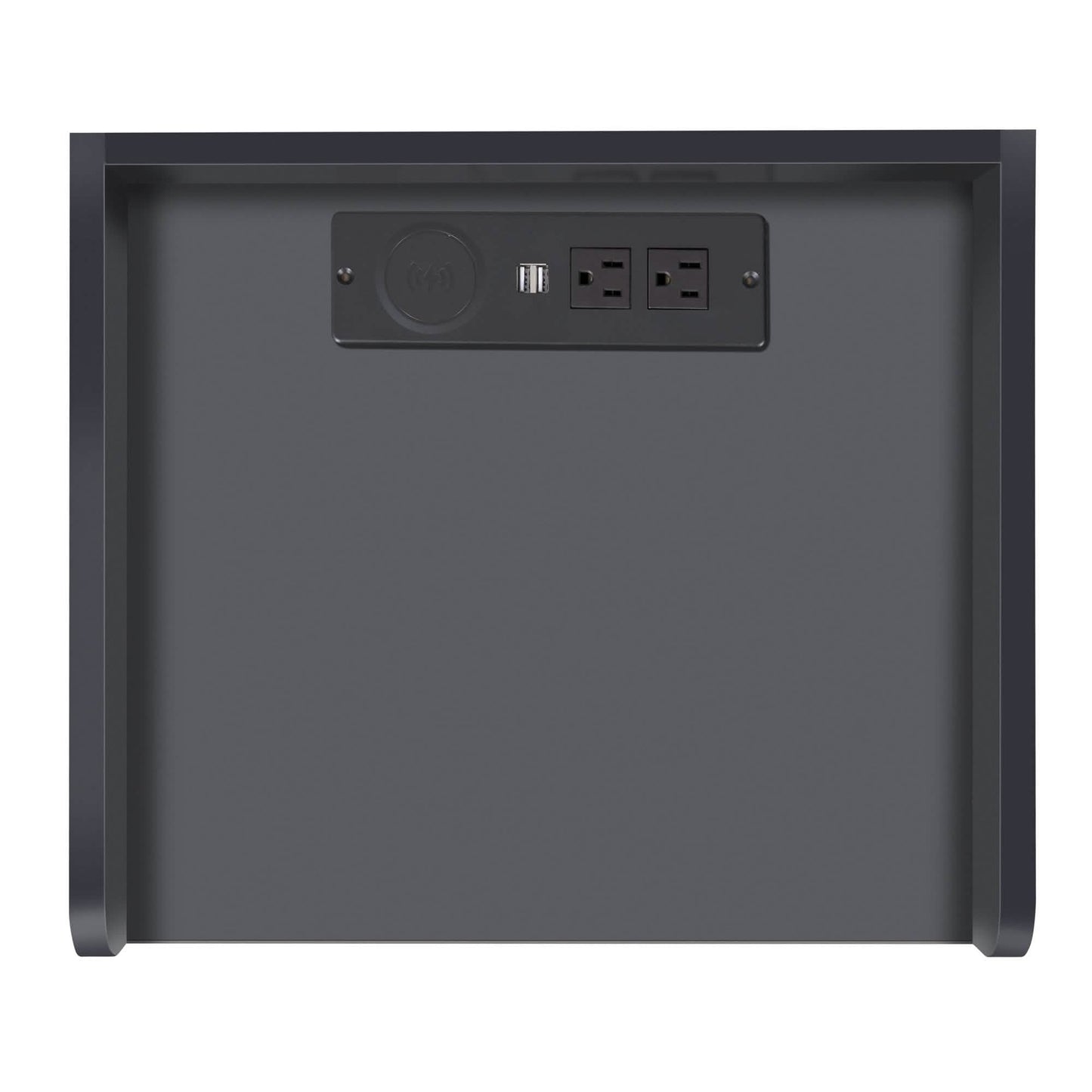 Nightstand with Charging Station and LED Lights DailySale