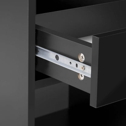Nightstand with Charging Station and LED Lights DailySale