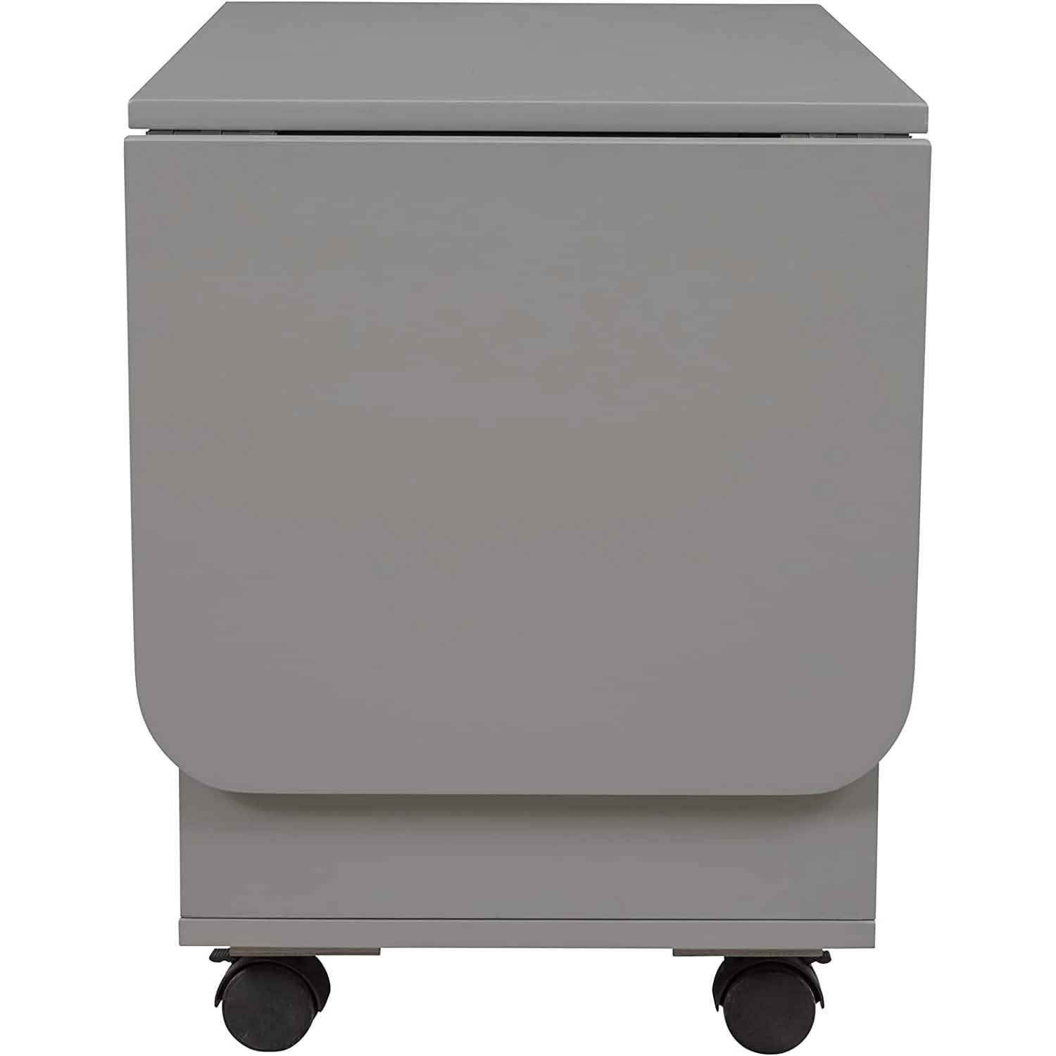 Nightstand with USB Port and Foldable Tabletop DailySale