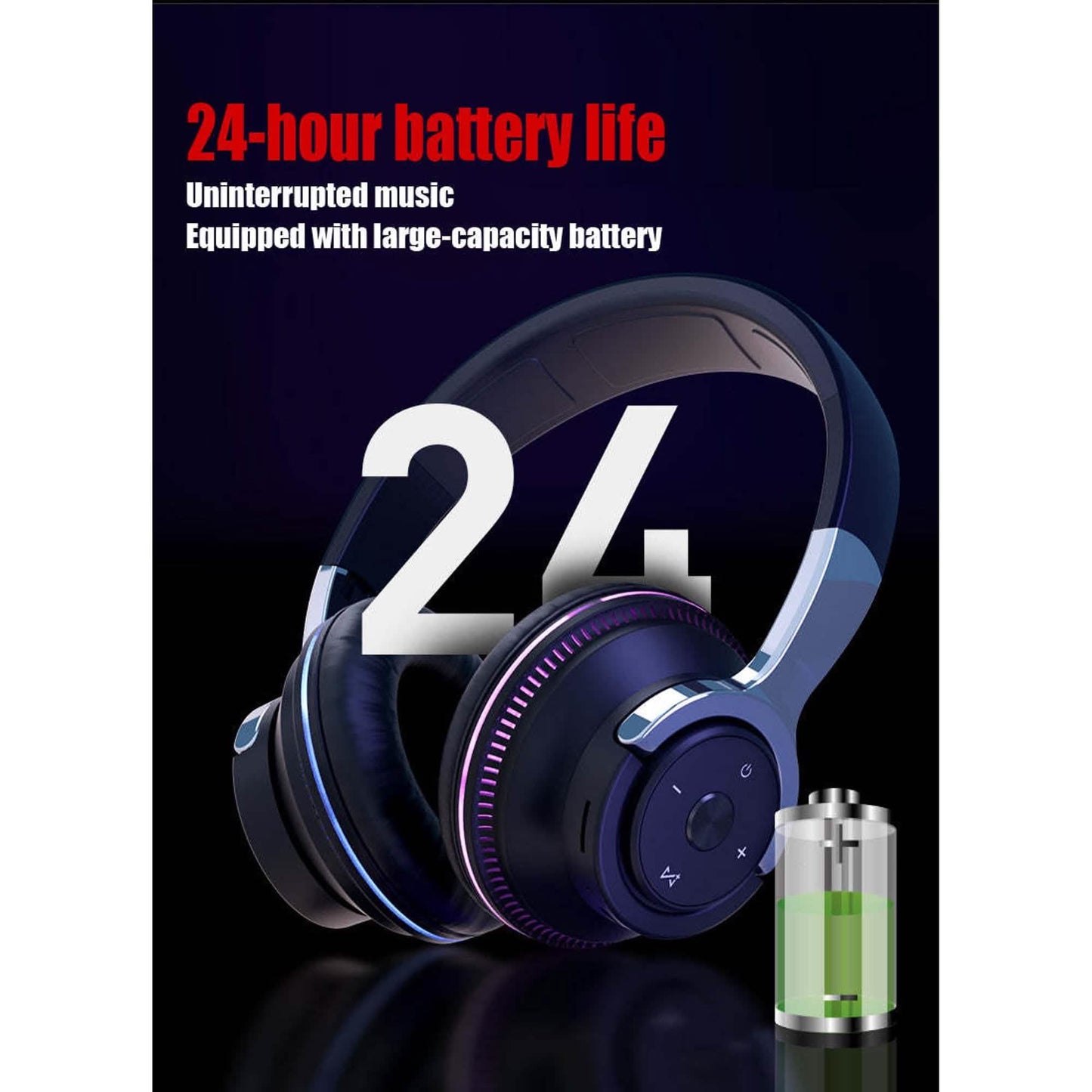 Ninja Dragon Wireless Light Changing Bluetooth Gaming Headset DailySale