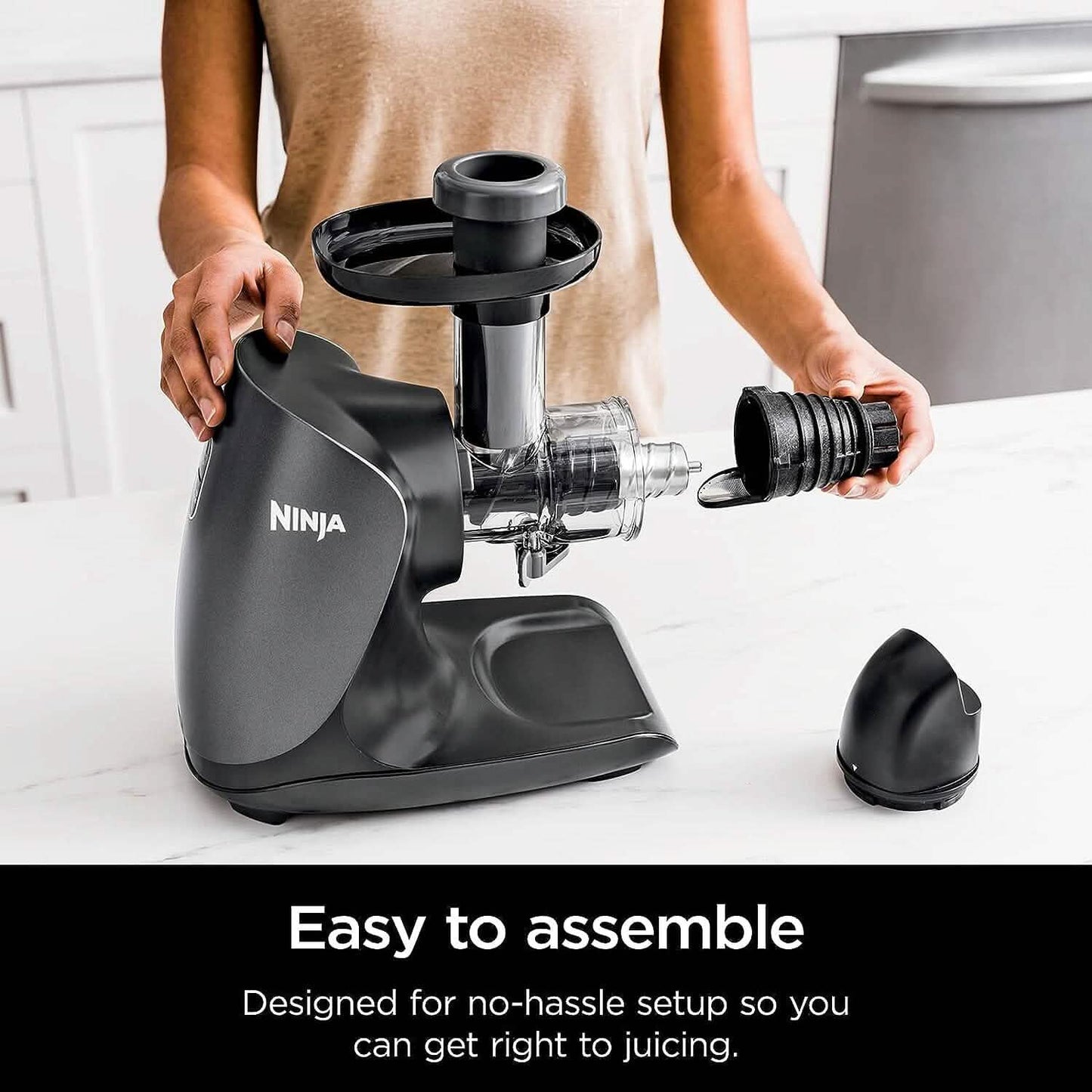 Ninja JC101 Cold Press Pro Juicer 1st Generation Graphite (Refurbished) DailySale