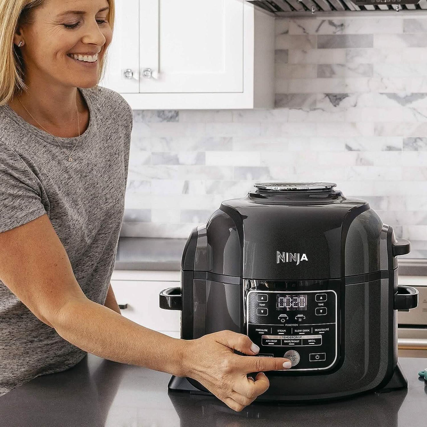 Ninja Pressure Cookers & Canners, 6.5 qt, Black (Refurbished) DailySale