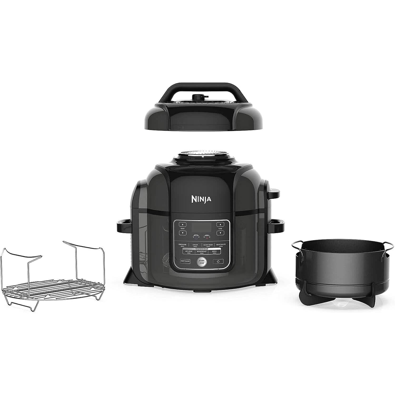 Ninja Pressure Cookers & Canners, 6.5 qt, Black (Refurbished) DailySale