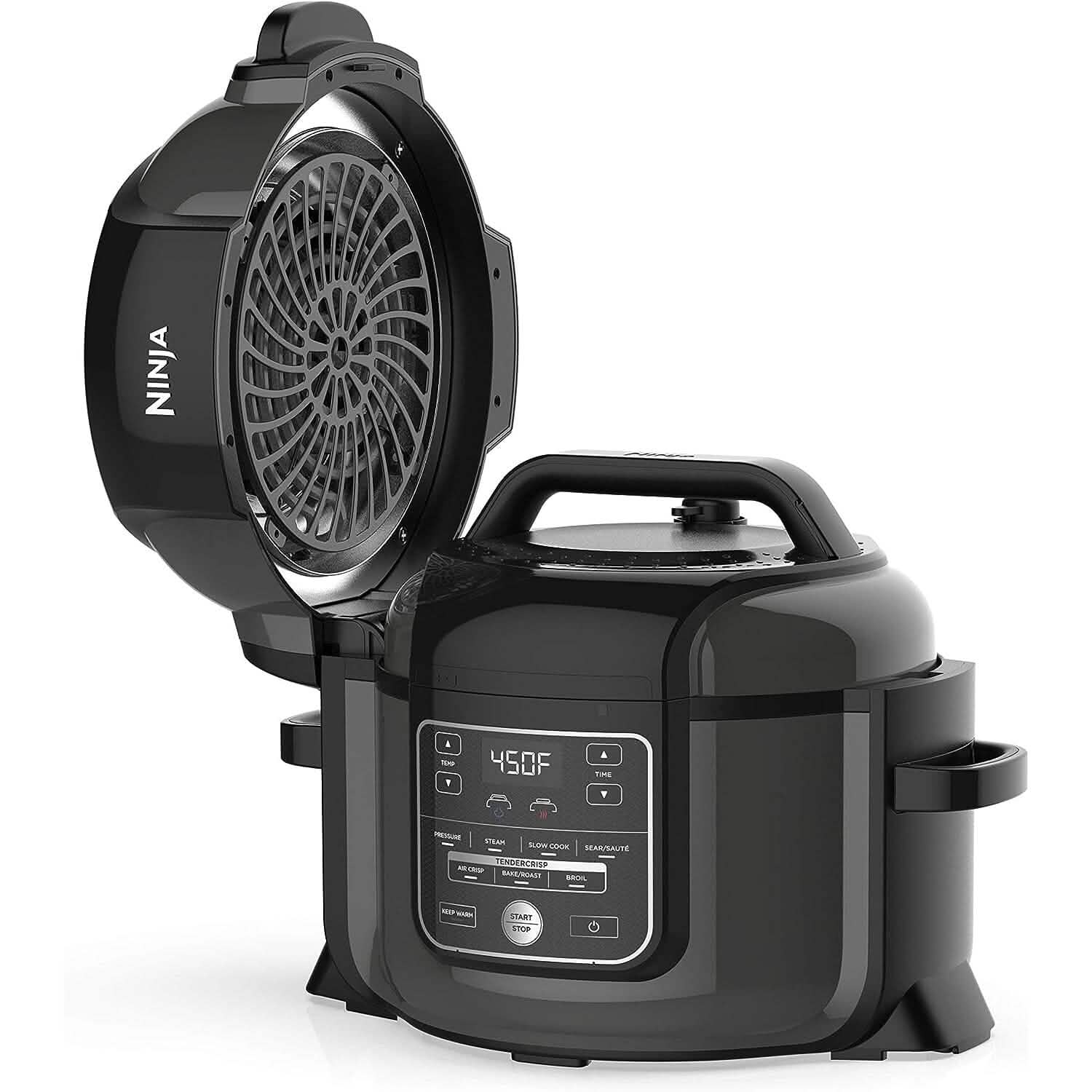 Ninja Pressure Cookers & Canners, 6.5 qt, Black (Refurbished) DailySale