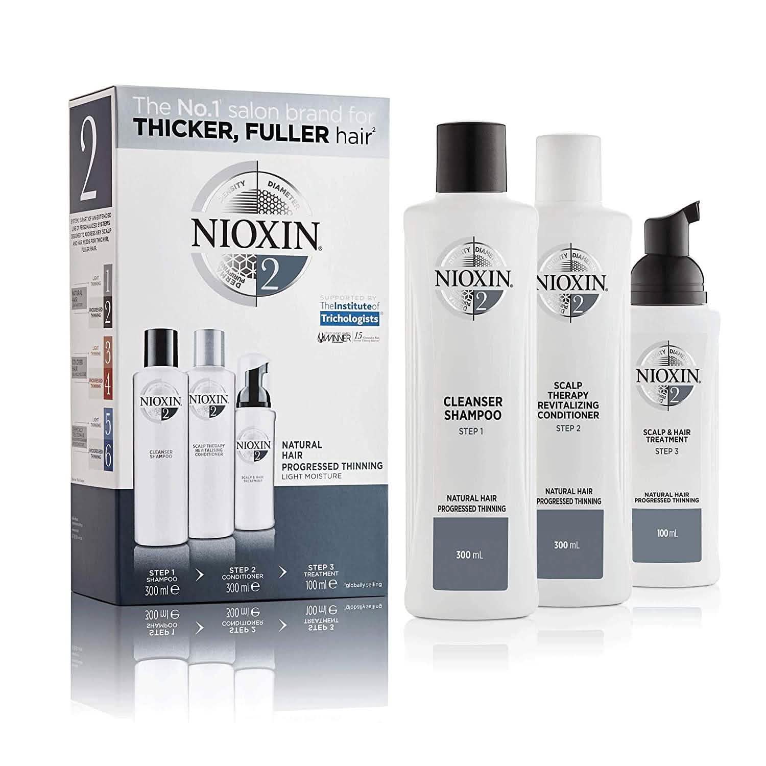 Nioxin Full-Size System Kits for Progressed to Advanced Thinning Hair DailySale