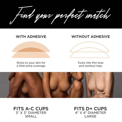 Nipple Covers Adhesive Silicone Pasties with Travel Box DailySale