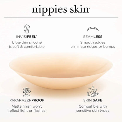Nipple Covers Adhesive Silicone Pasties with Travel Box DailySale