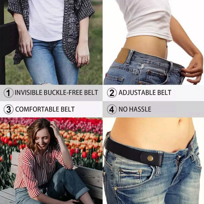 No Buckle Elastic Stretch Belts for Men and Women Comfortable Invisible Belts DailySale