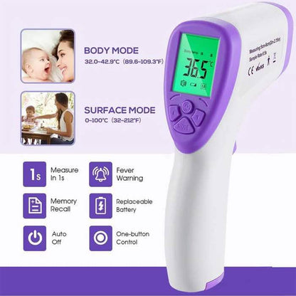 No-Contact Infrared Forehead LCD Thermometer BZ-R6 DailySale