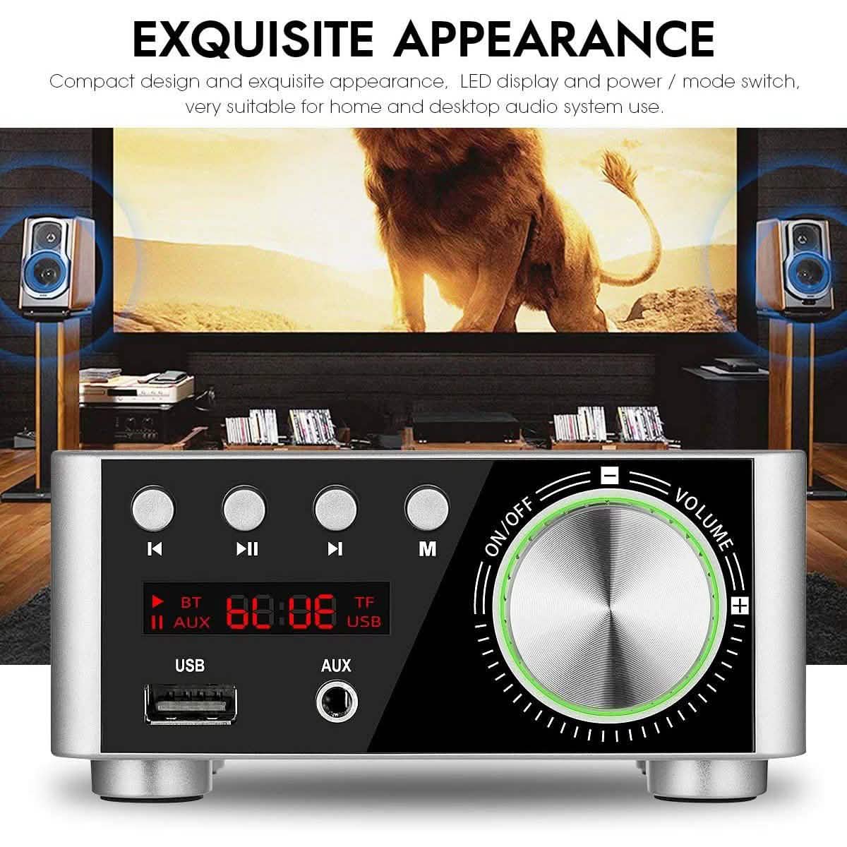 Nobsound 100W Mini Bluetooth 5.0 Power Amplifier DailySale