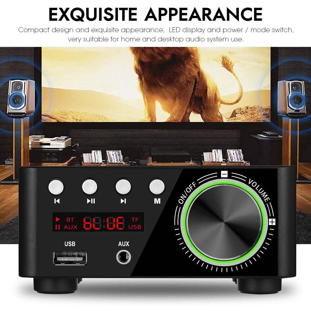 Nobsound 100W Mini Bluetooth 5.0 Power Amplifier DailySale