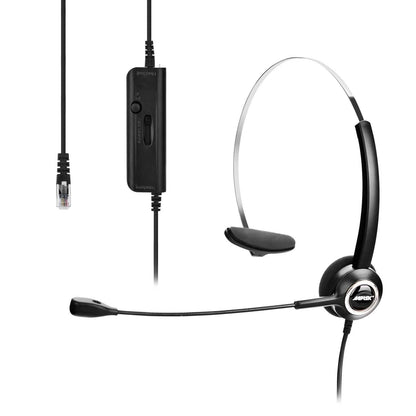 Noise Canceling Headset Convertible RJ9 Earphone with Microphone Adaptor DailySale